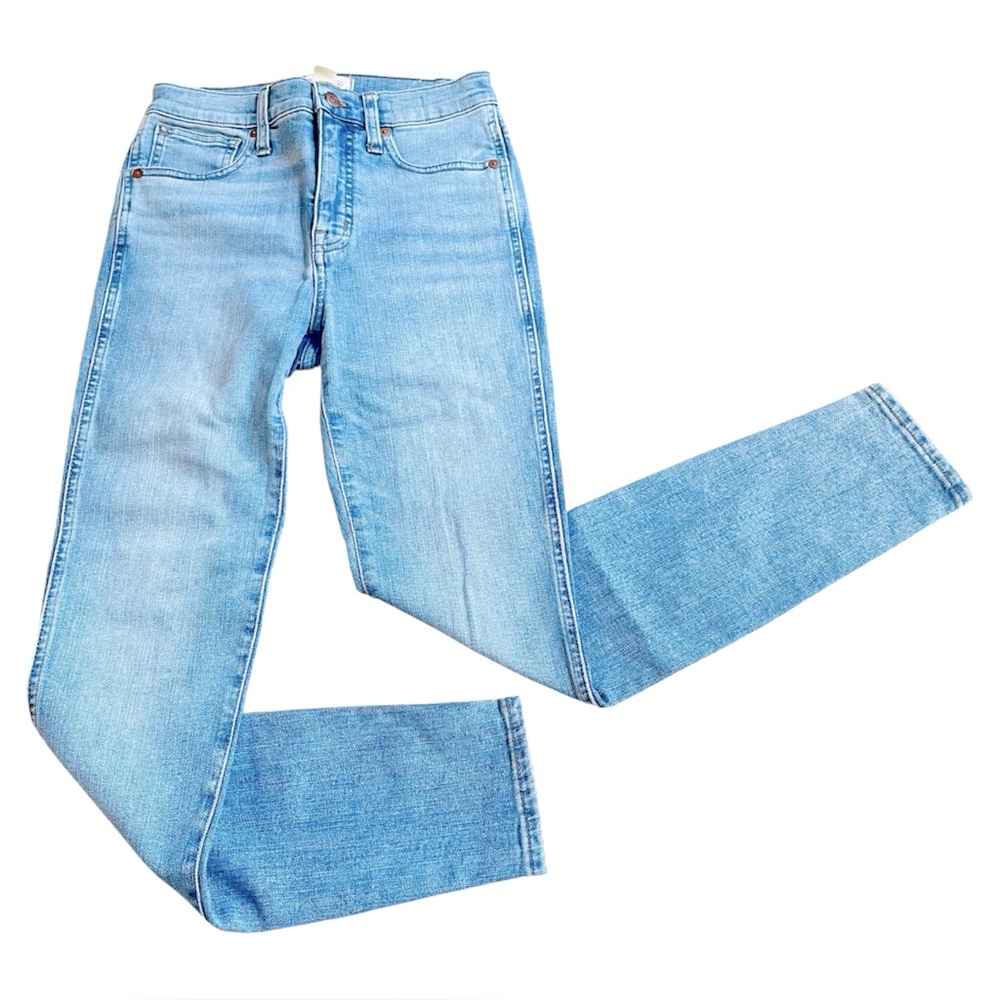 Madewell 10” High Rise Skinny Blue Denim Jeans Size 25